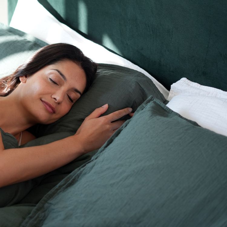 Funda de Almohada de Gasa de Algodón - x 2 - Verde - Novoly