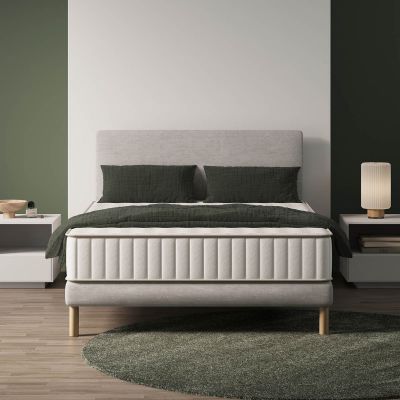 Colchón de muelles ensacados y látex natural orgánico - Novodeep